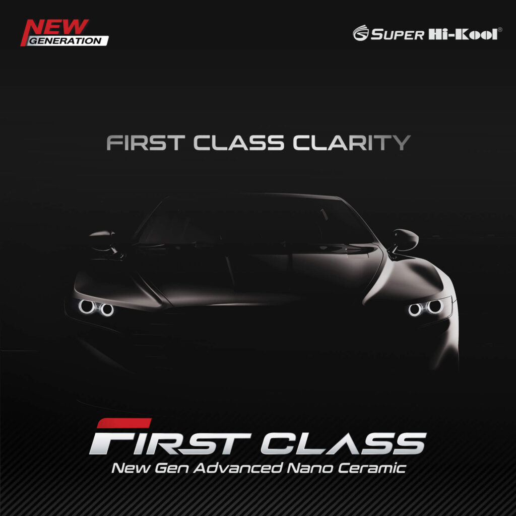 ฟิล์ม hi kool รุ่น first class nano ceramic